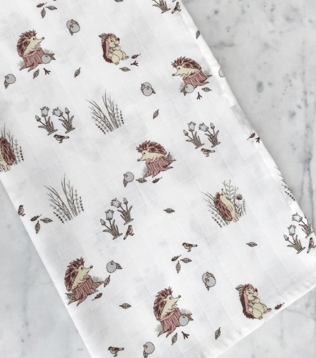 XL muslin cloth hedgehog