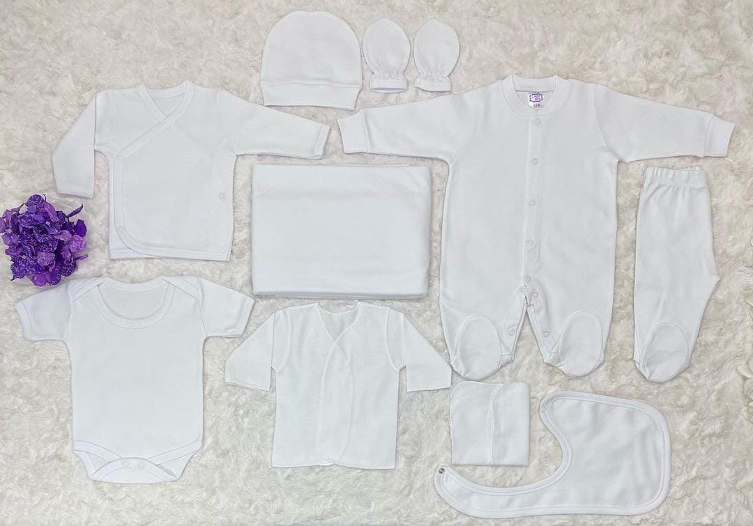 Newborn Set mit Namen Schwan