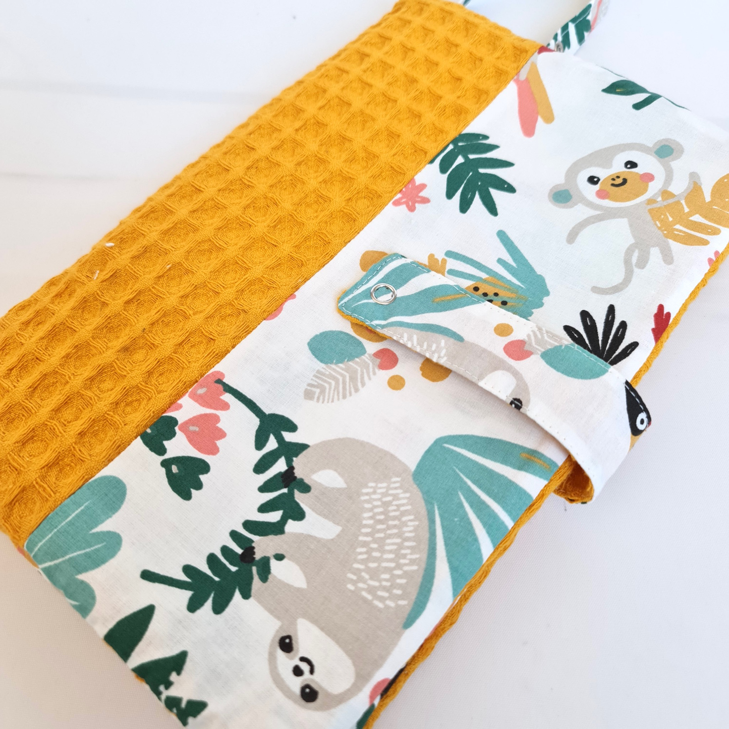 diaper bag classic mustard yellow jungle