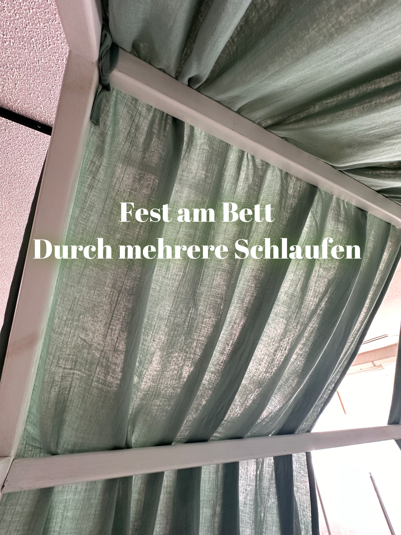 Muslin house bed - canopy khaki