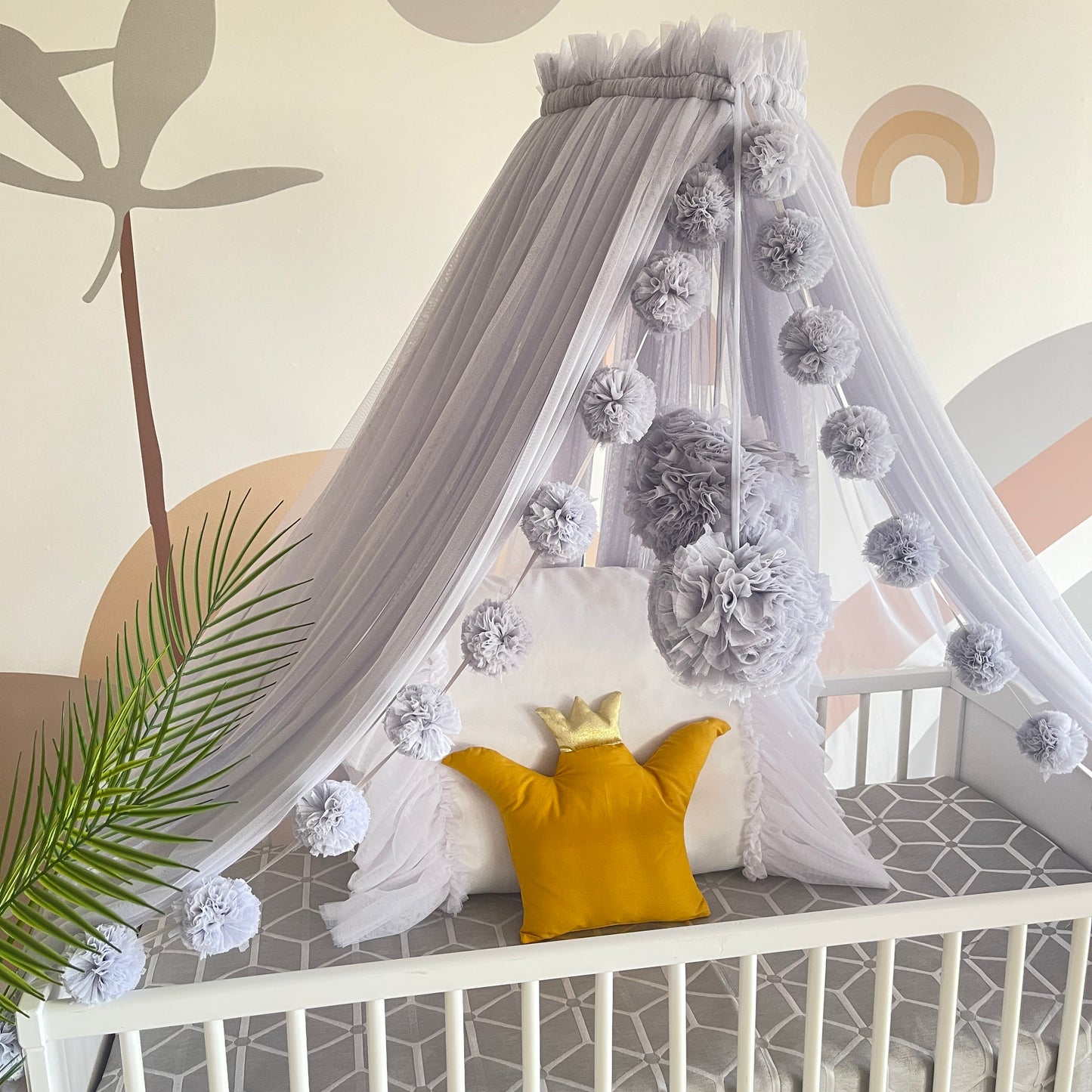 Bed Canopy Gray