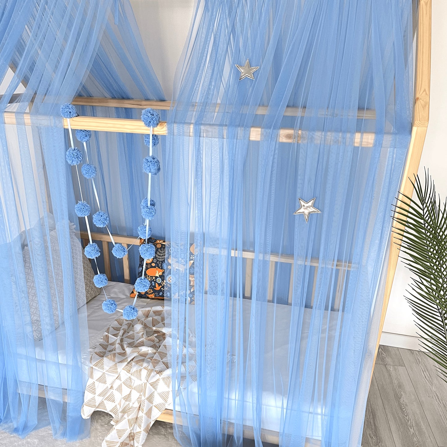 House Bed - Sky Blue