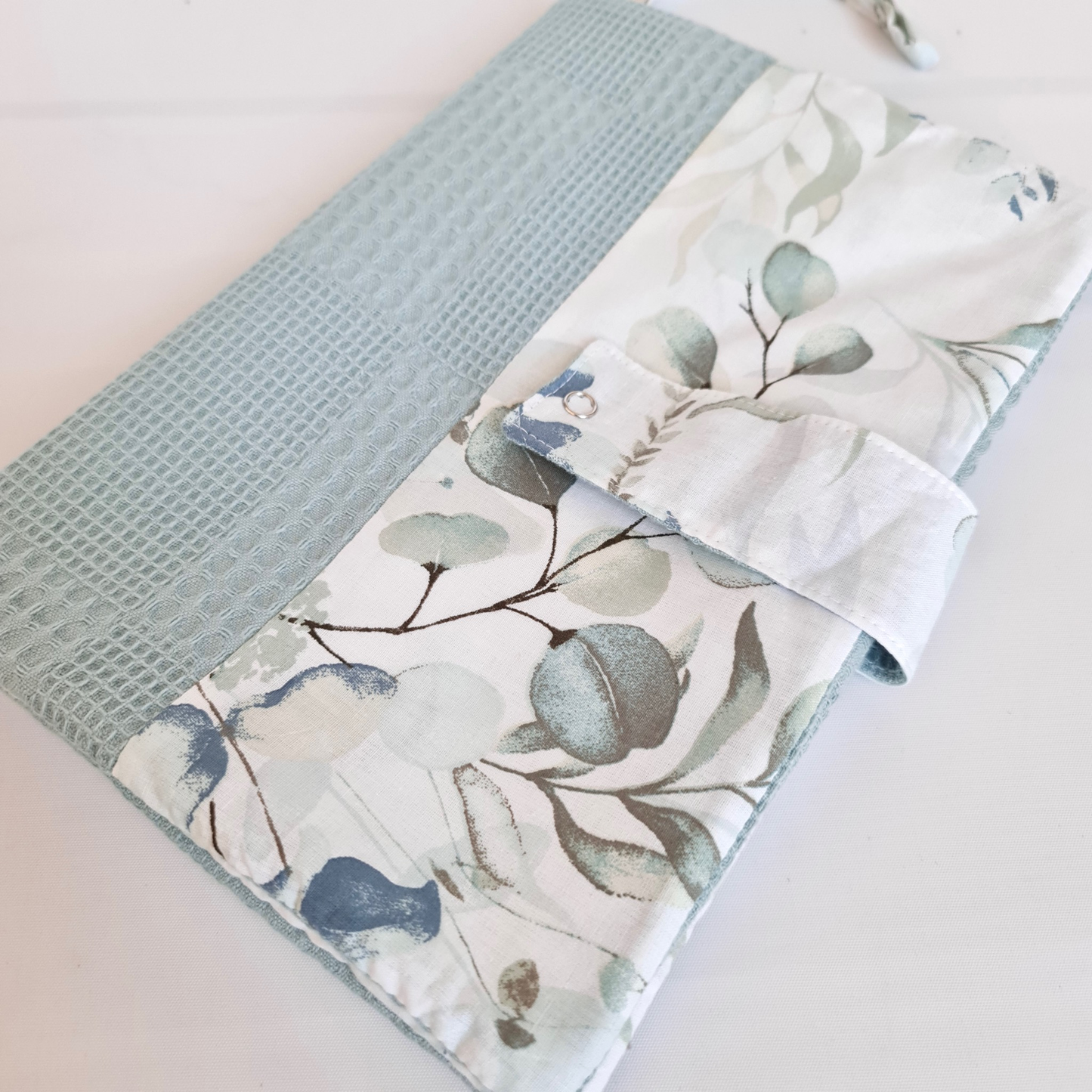 diaper bag classic petrol blue eucalyptus