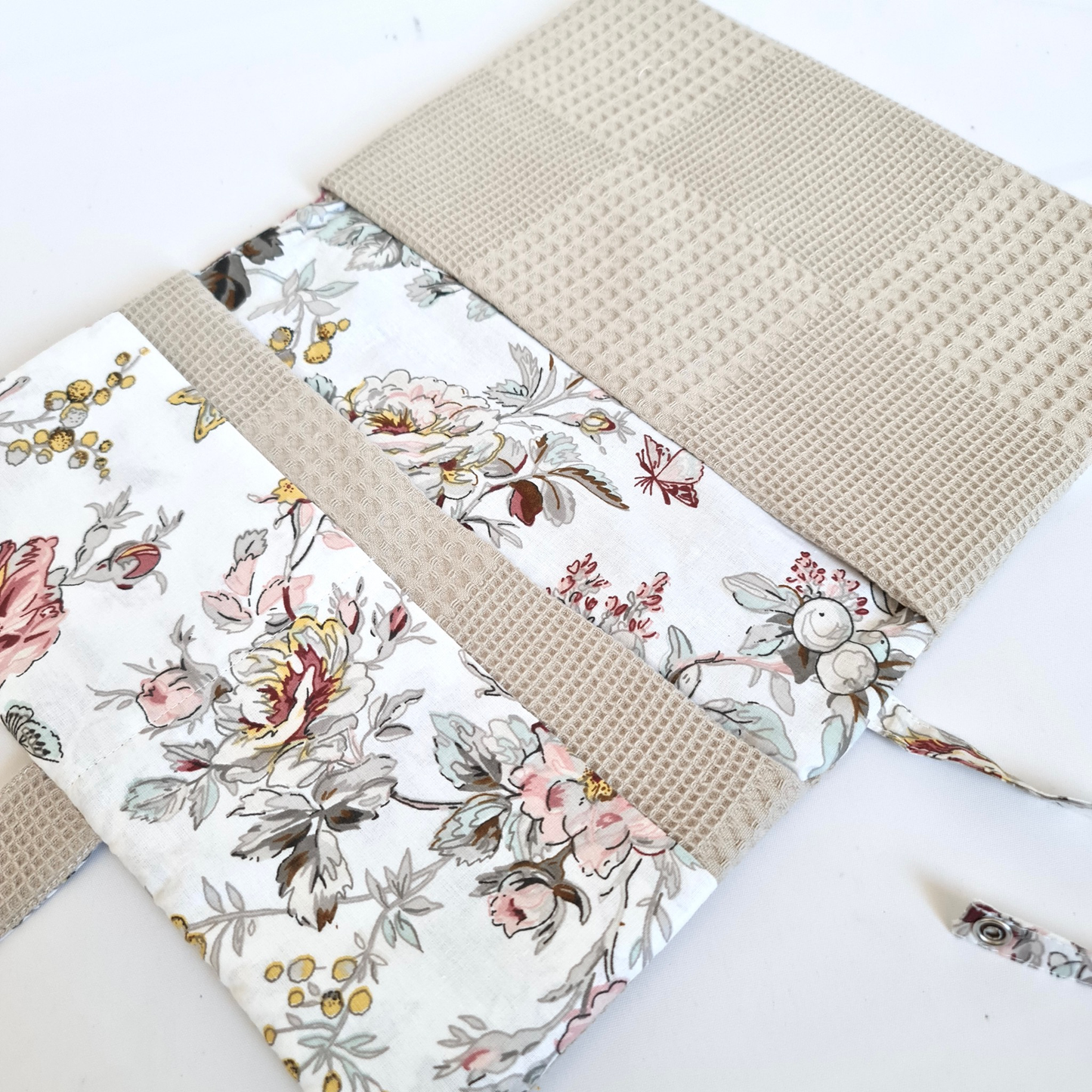 diaper bag classic taupe roses