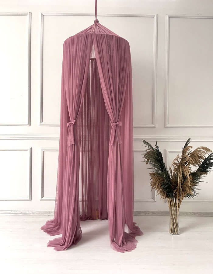 canopy dark old pink