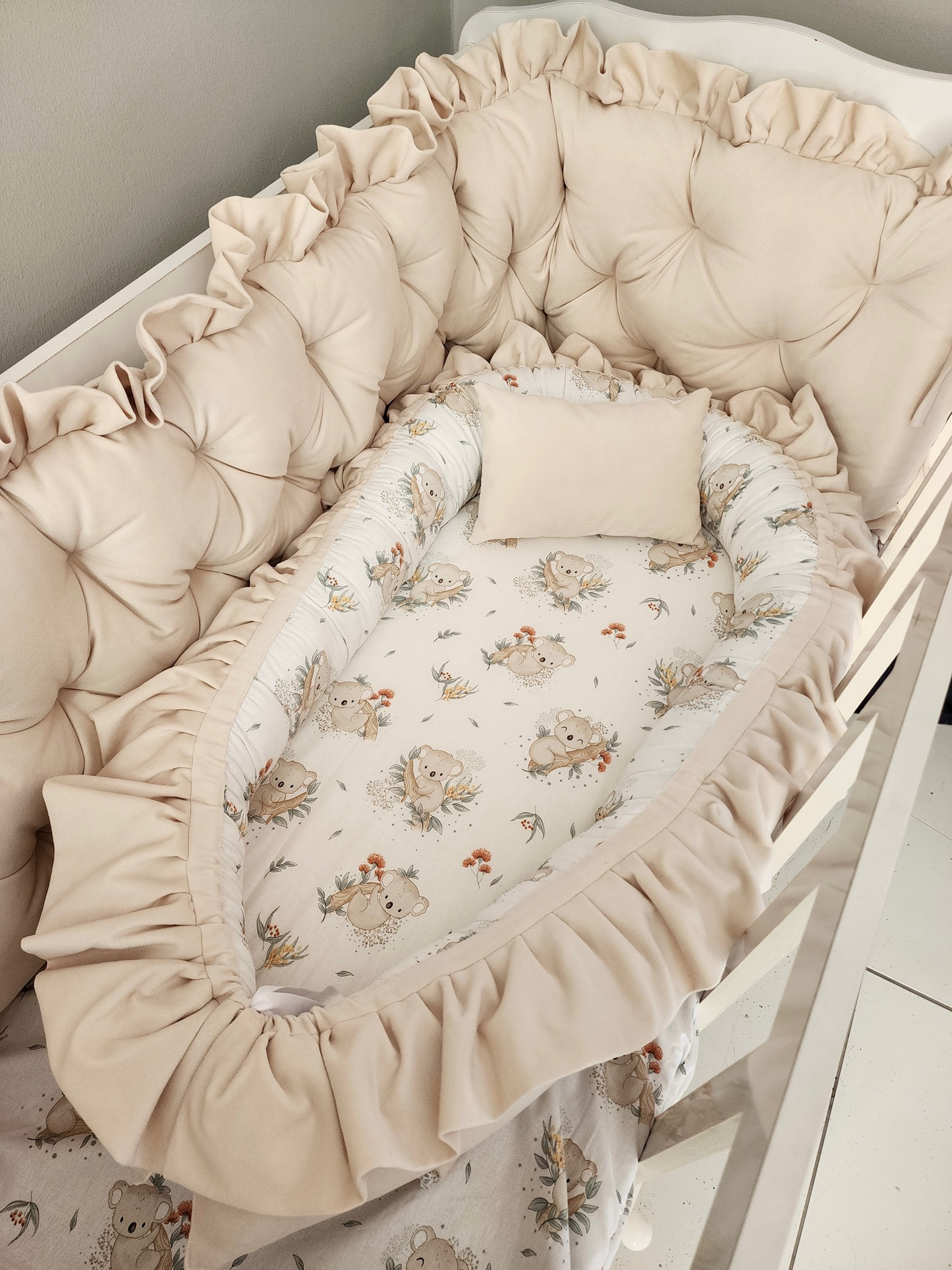 Velvet Baby Nest Cream Koala