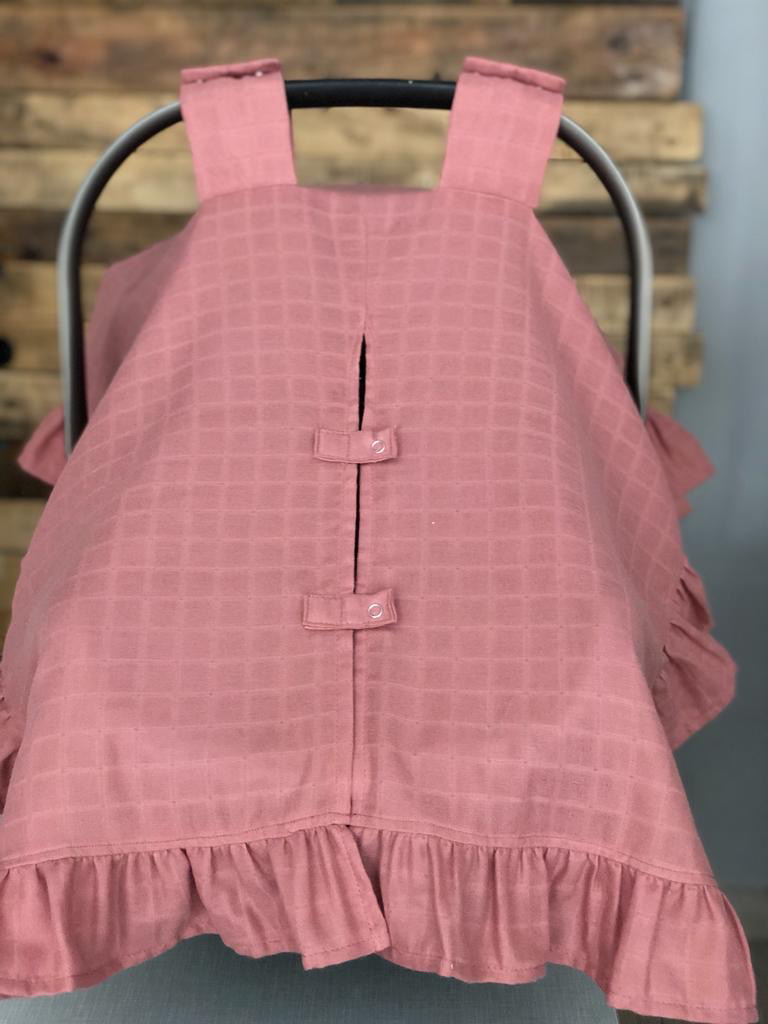 Baby car seat set altros with ruffles