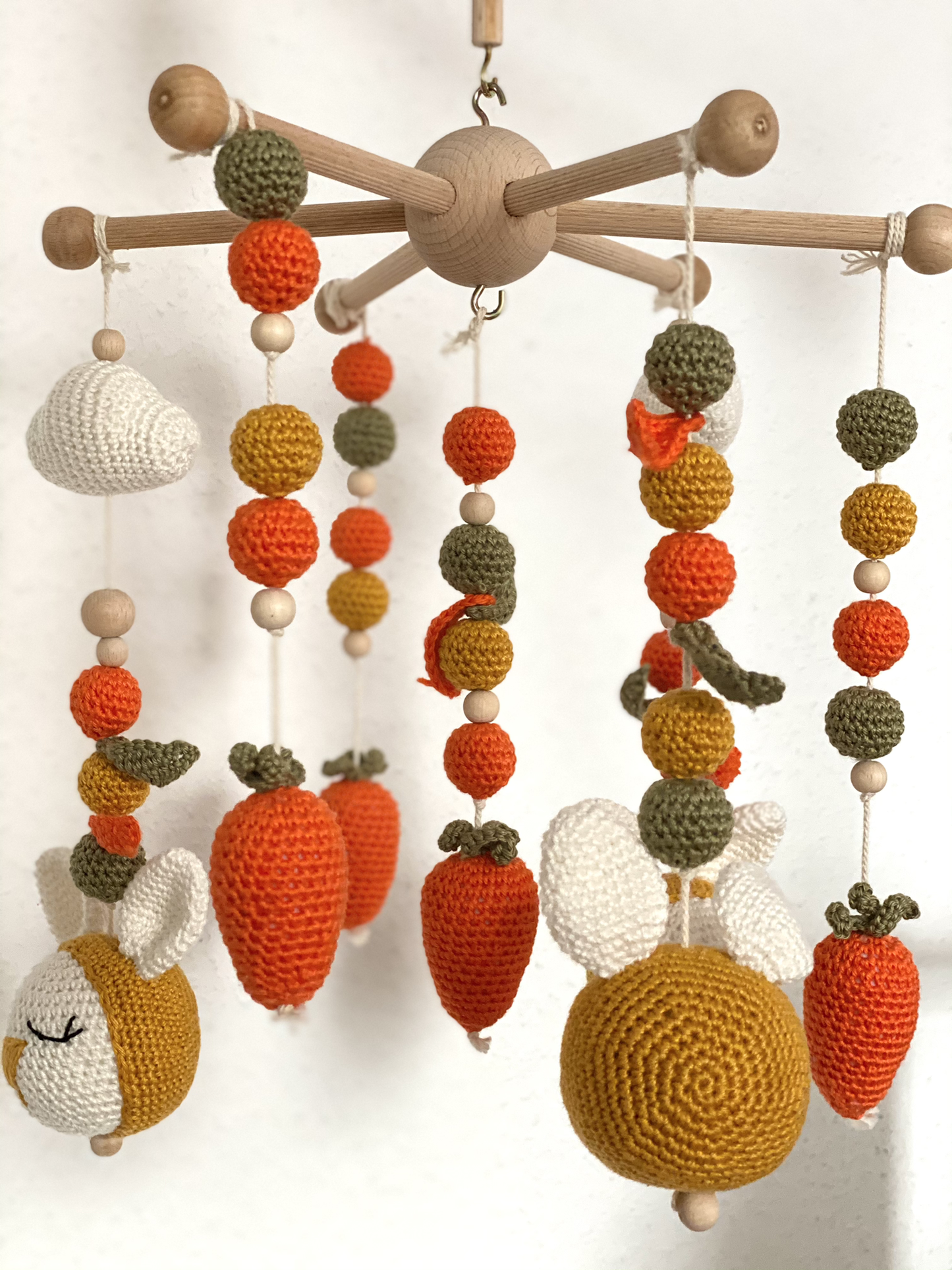 crochet baby mobile