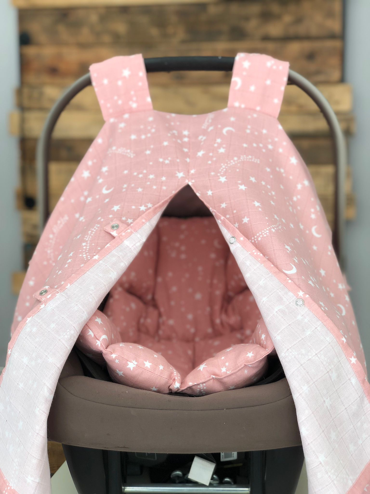 Baby Car Seats Pink Stars