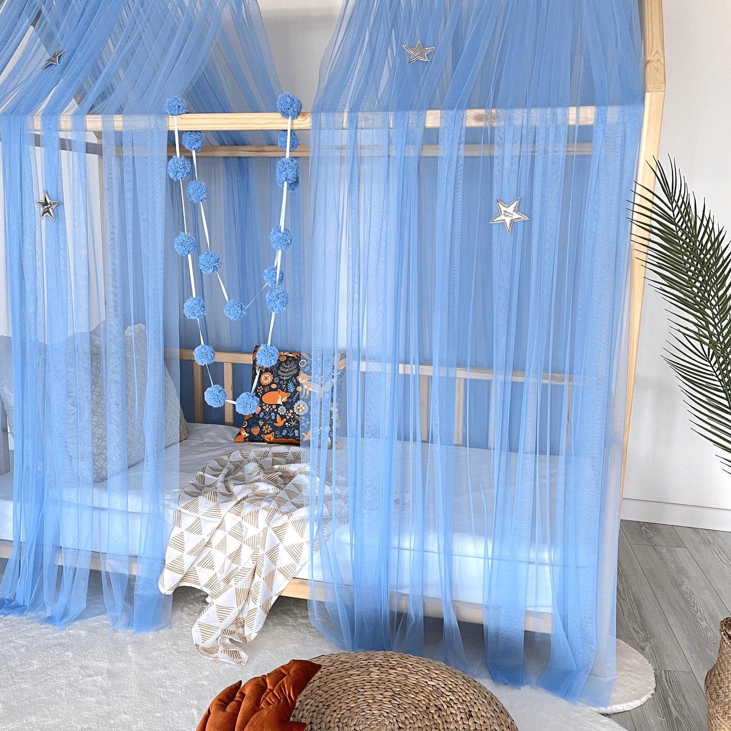 House Bed - Sky Blue