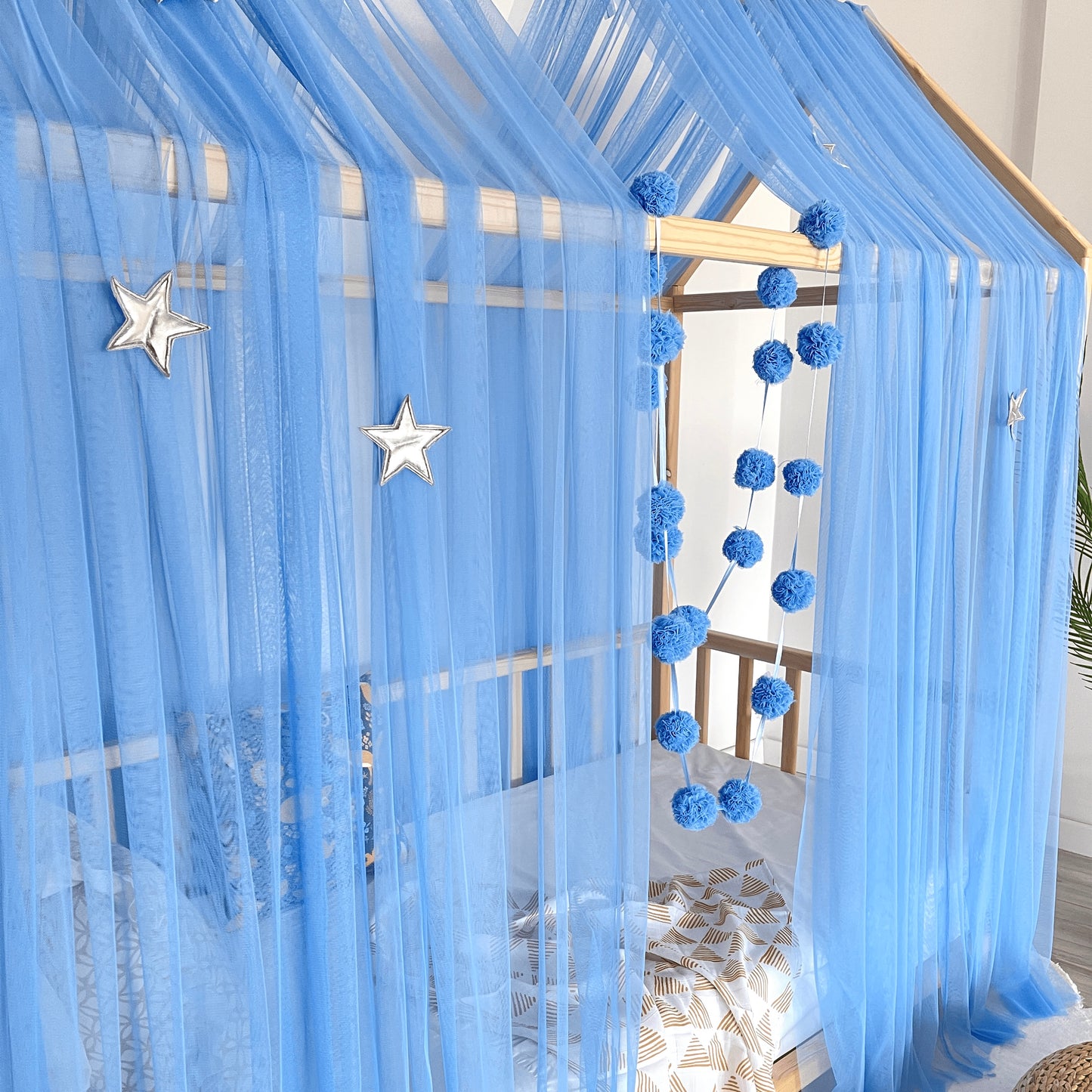House Bed - Sky Blue