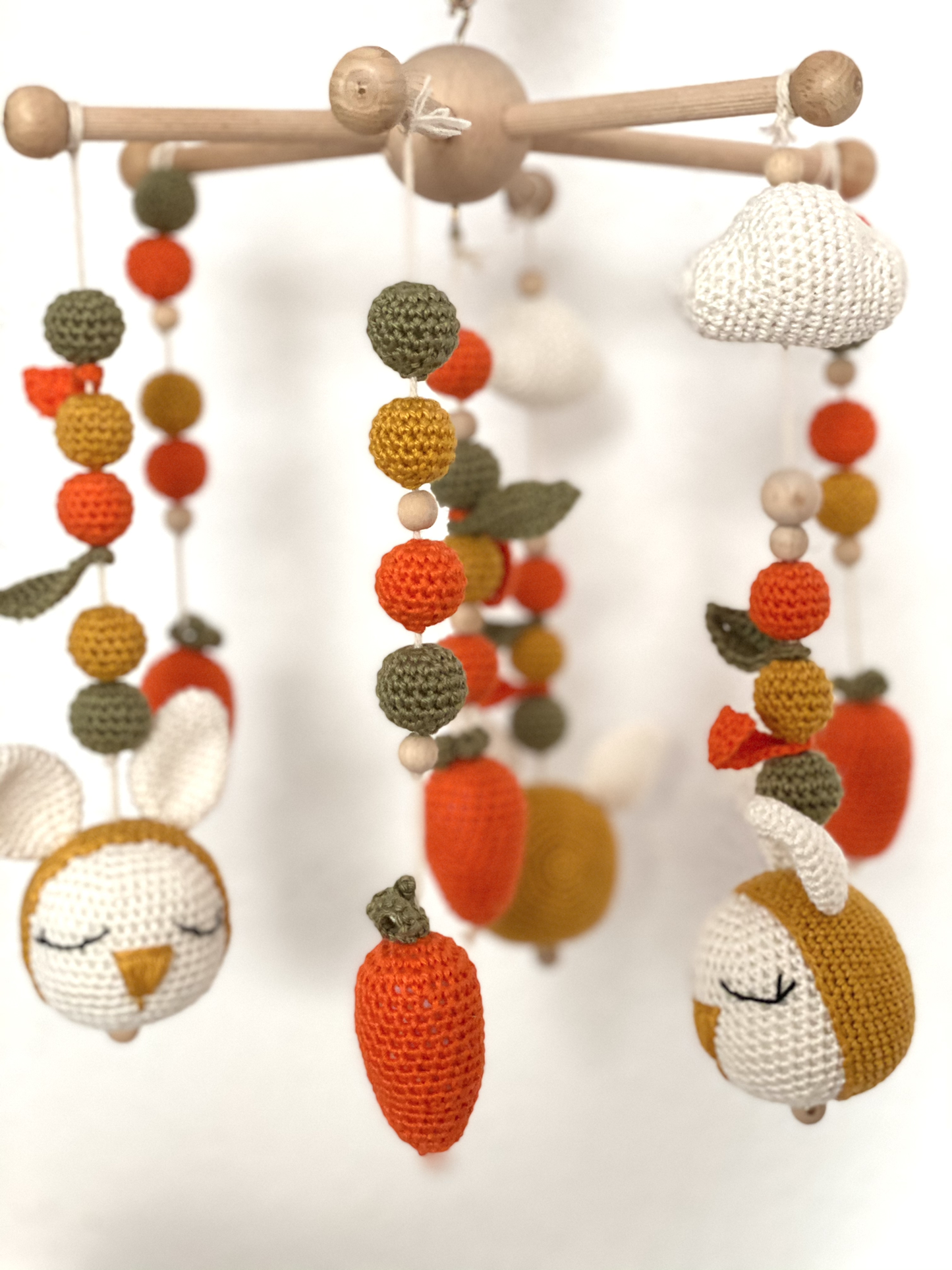 crochet baby mobile