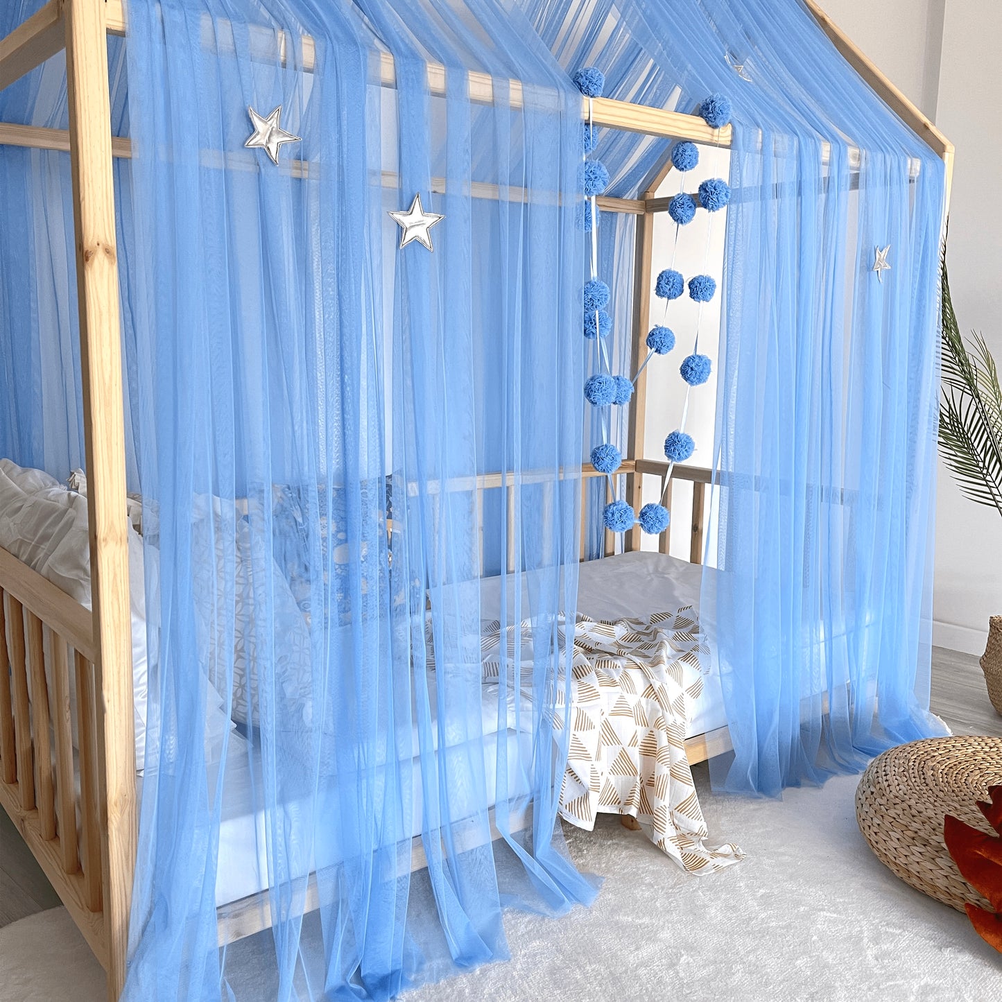 House Bed - Sky Blue