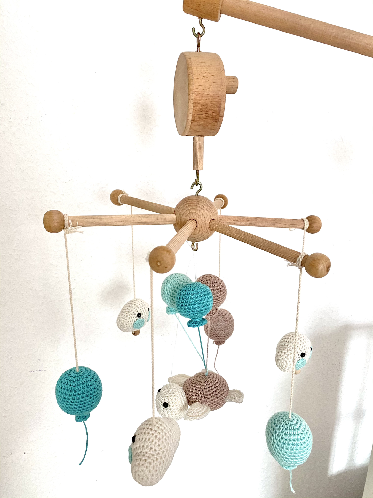 crochet baby mobile