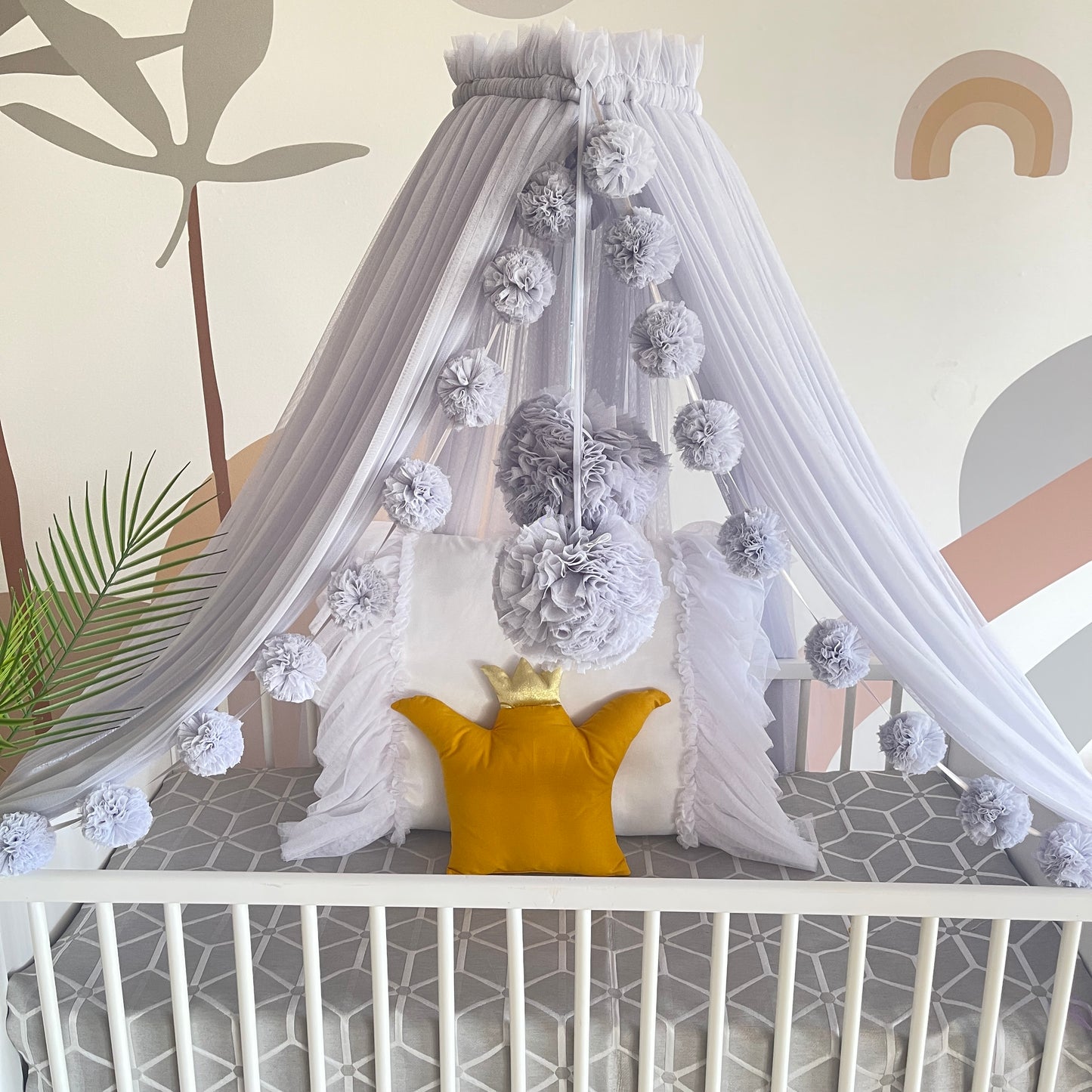 Bed Canopy Gray