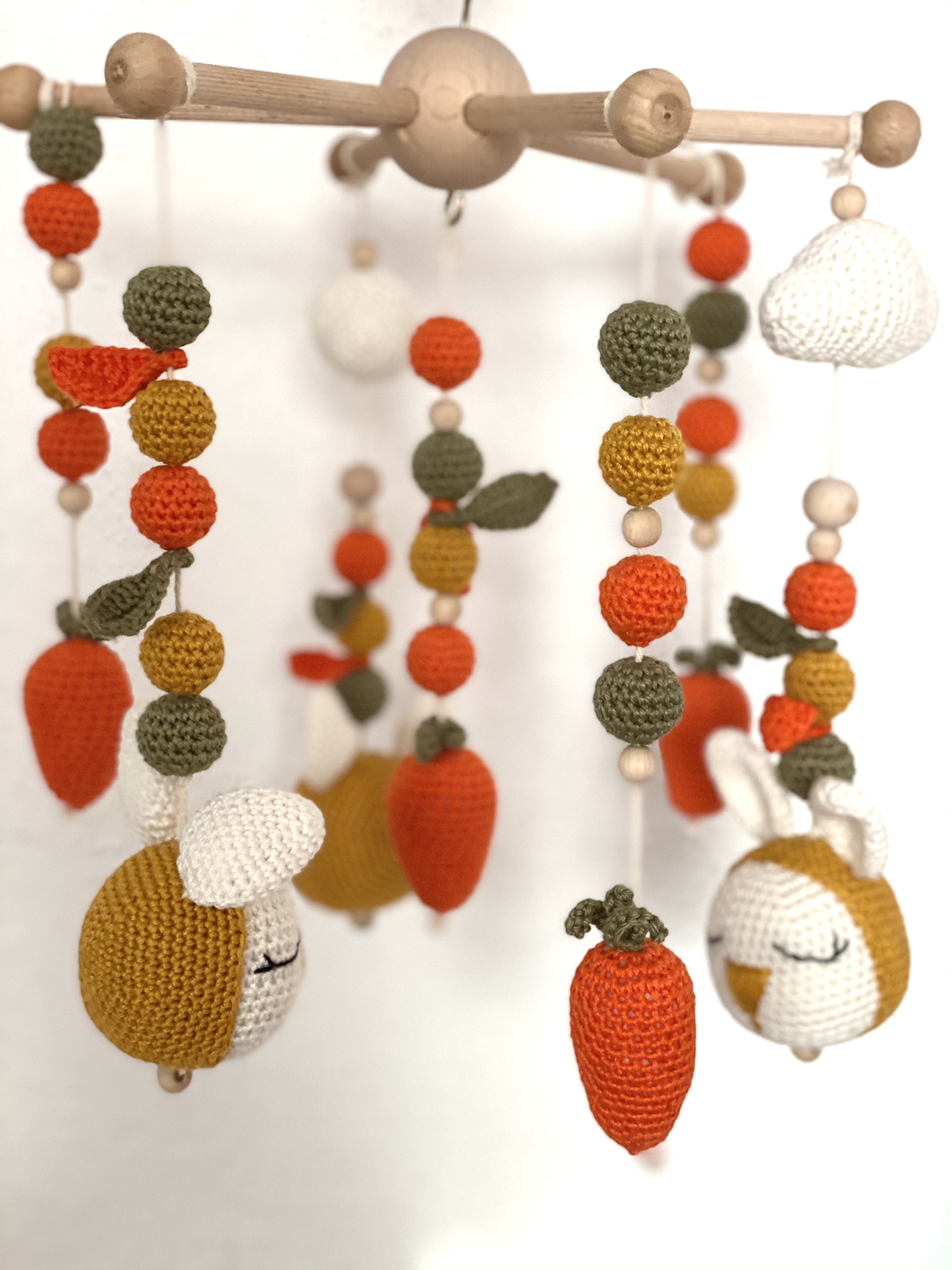 crochet baby mobile