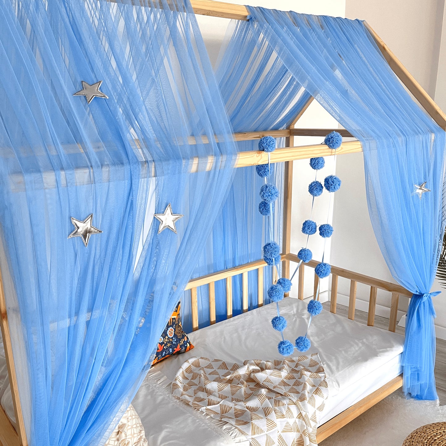 House Bed - Sky Blue