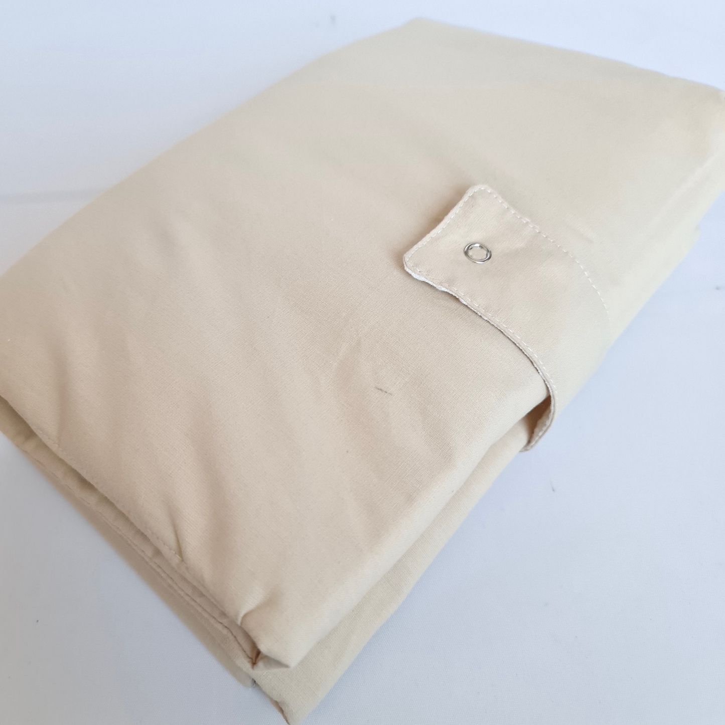 Diaper bag with changing area cream beige