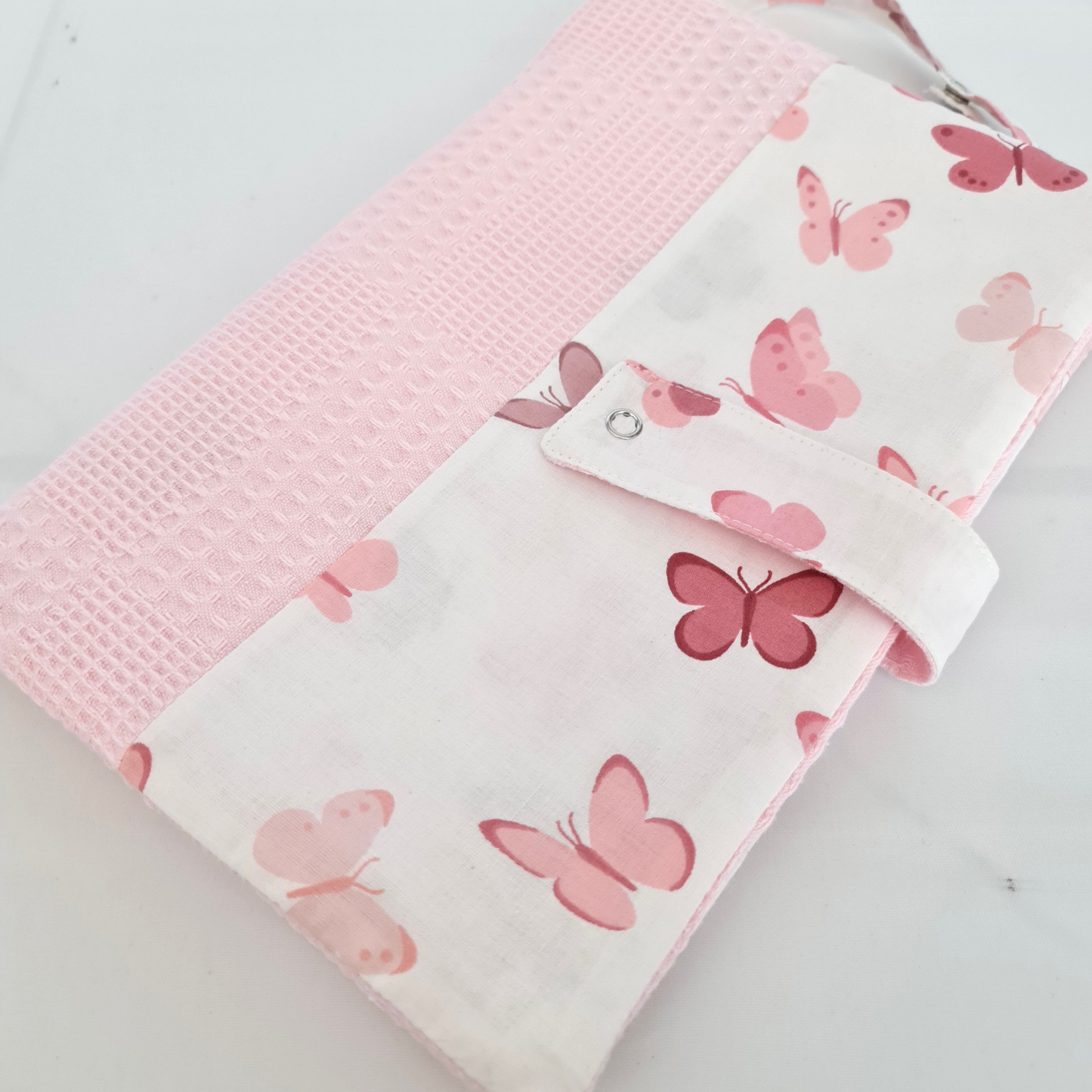 Windeltasche classic rosa Schmetterlinge