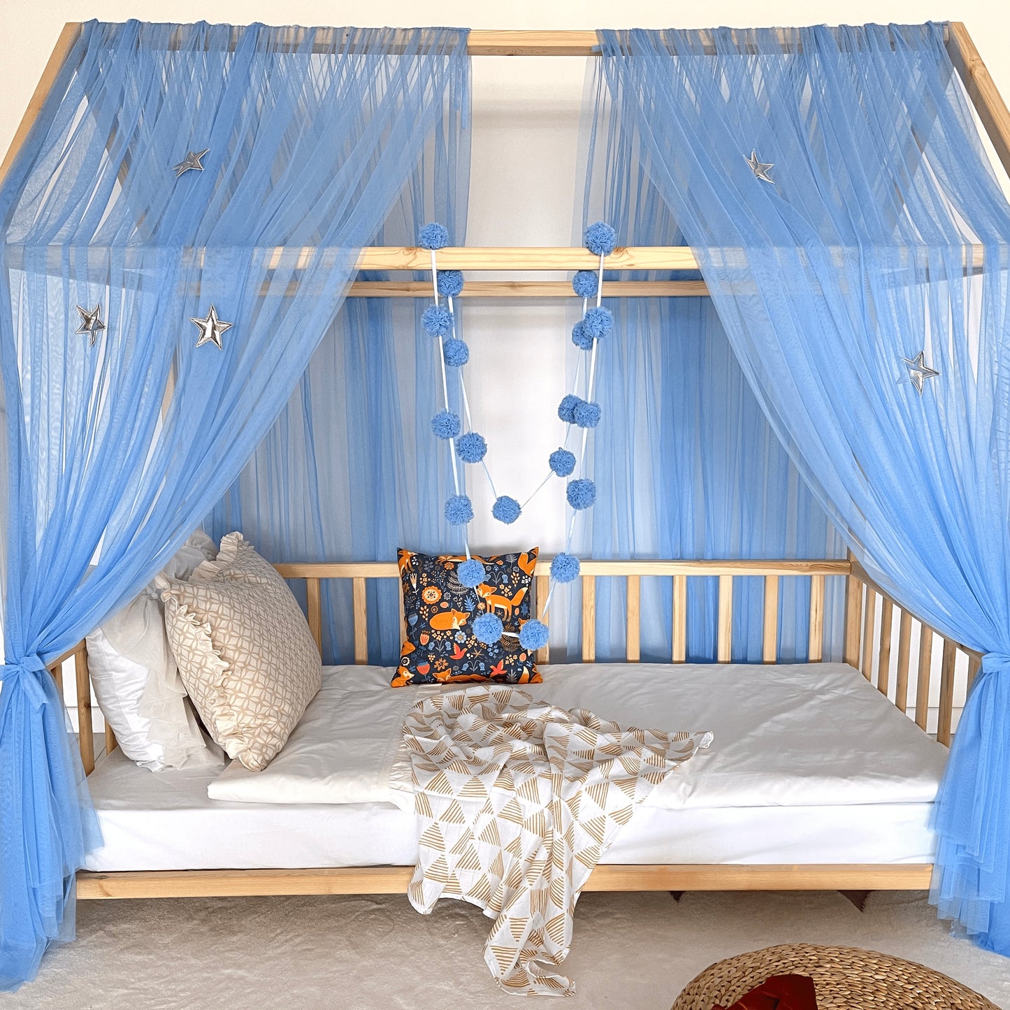 House Bed - Sky Blue