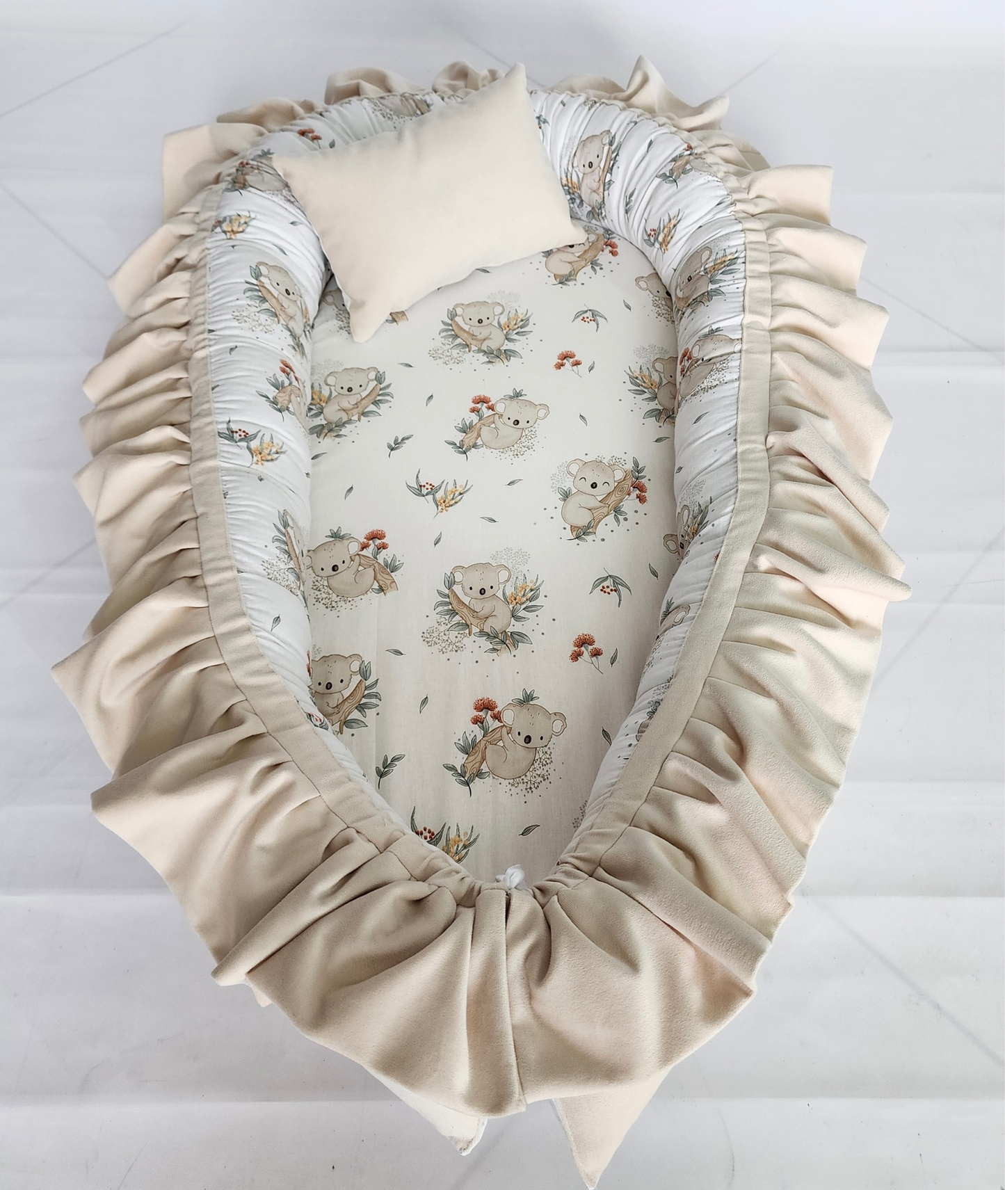 Velvet Baby Nest Cream Koala
