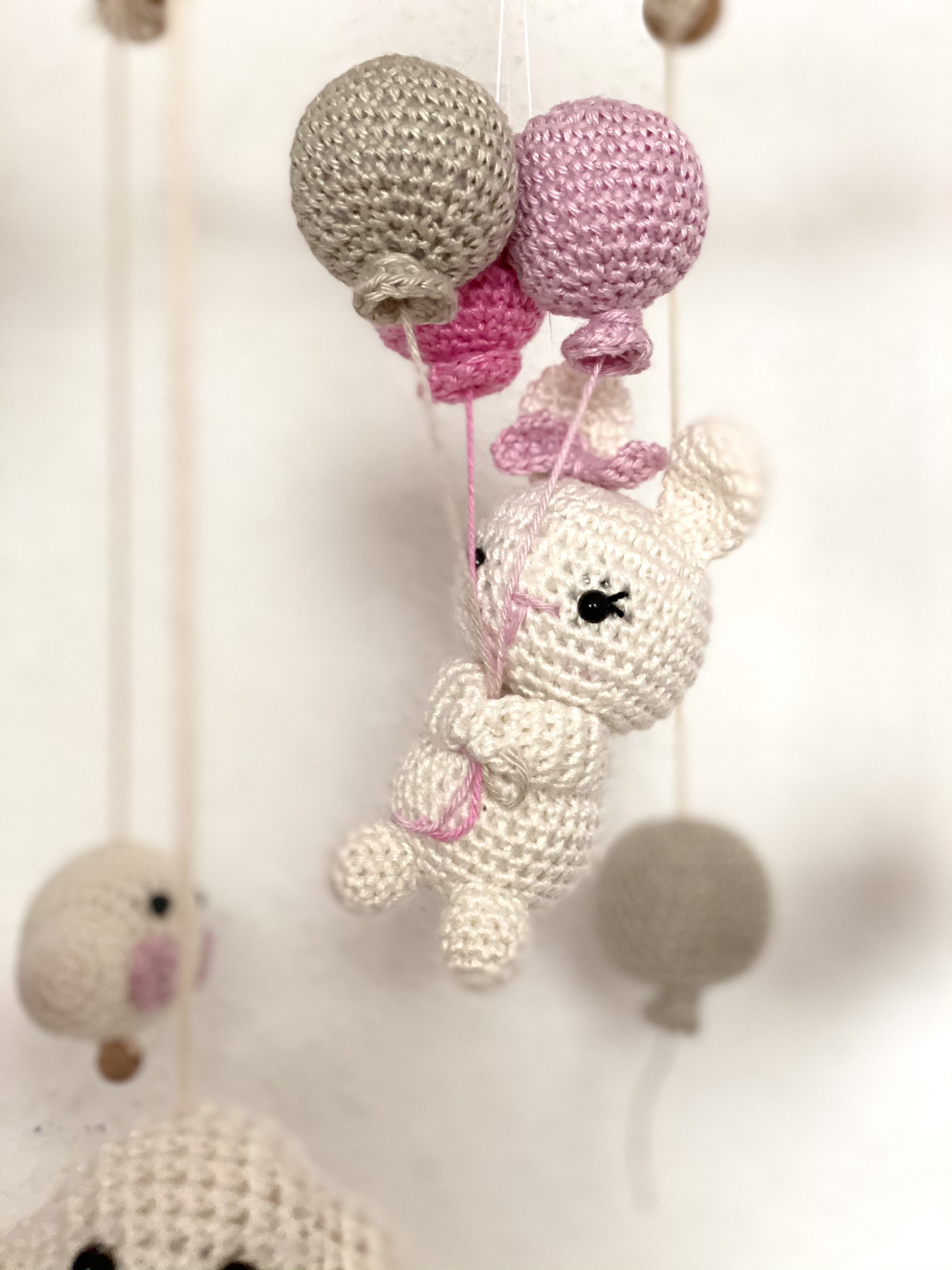 crochet baby mobile