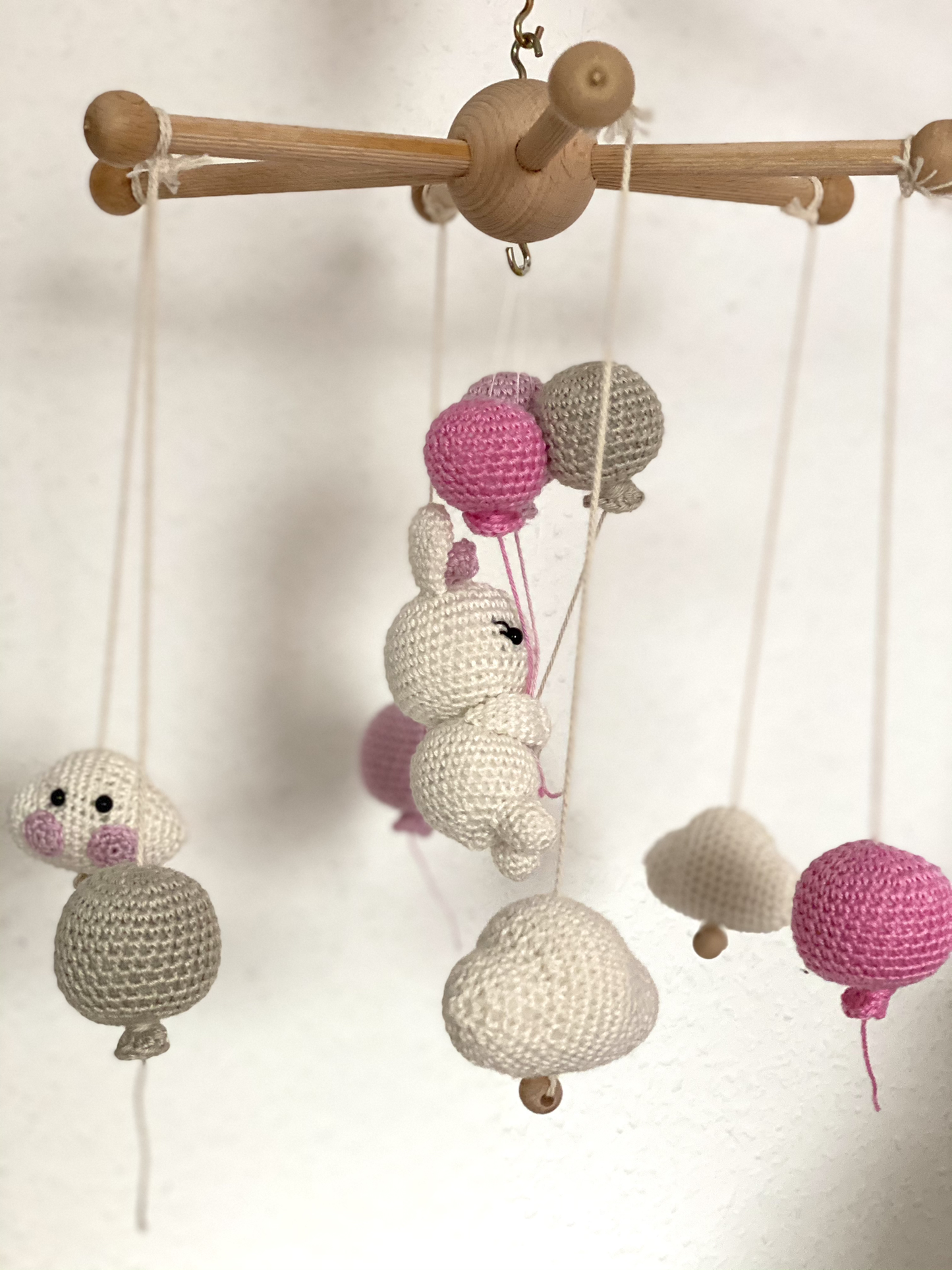 crochet baby mobile