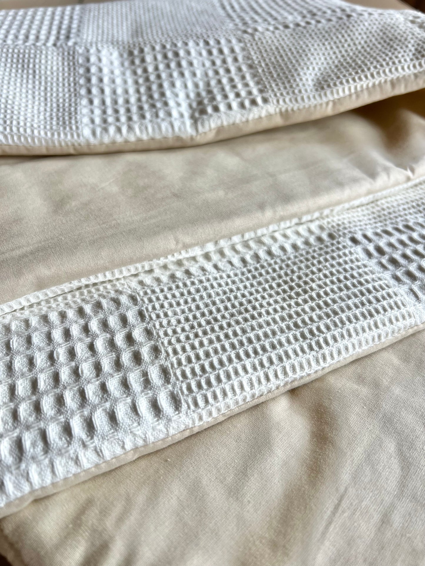 Gefütterte Babydecke creme/ beige