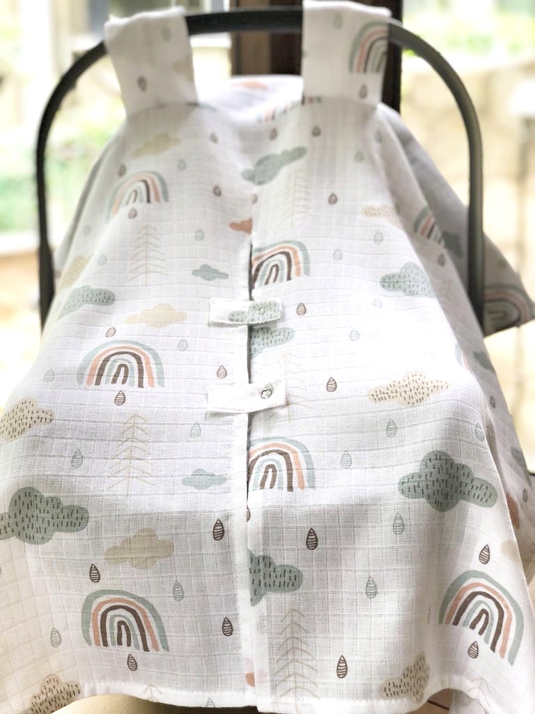 Baby Car Seat Set Rainbow
