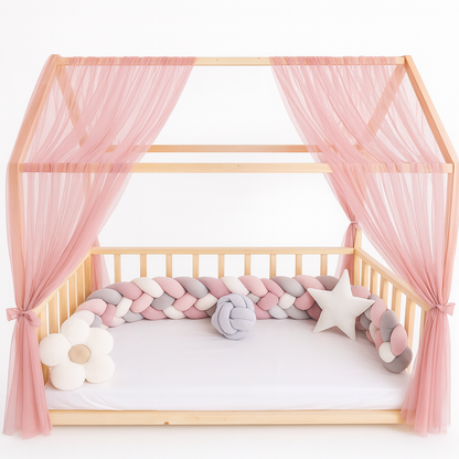 Classic Hausbetthimmel altrosa