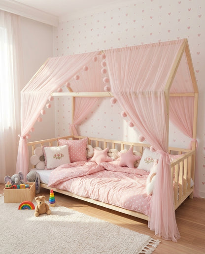 Hausbett - Himmel rosa