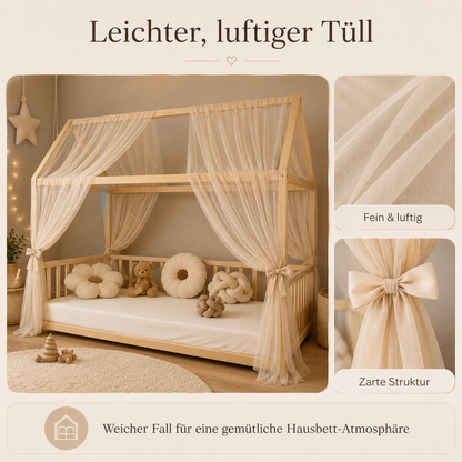 Classic Hausbetthimmel beige