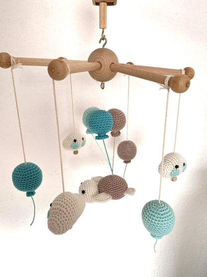 crochet baby mobile