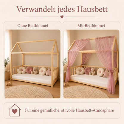 Classic Hausbetthimmel altrosa
