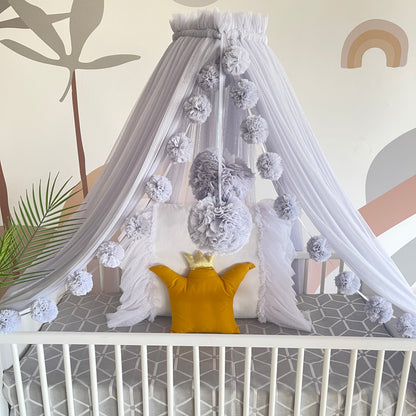 Bed Canopy Gray
