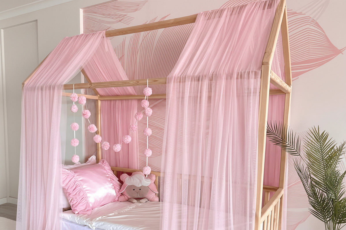 Gekräuselter Hausbett