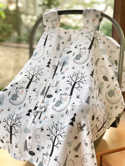 Babyschalen Set mit Bären