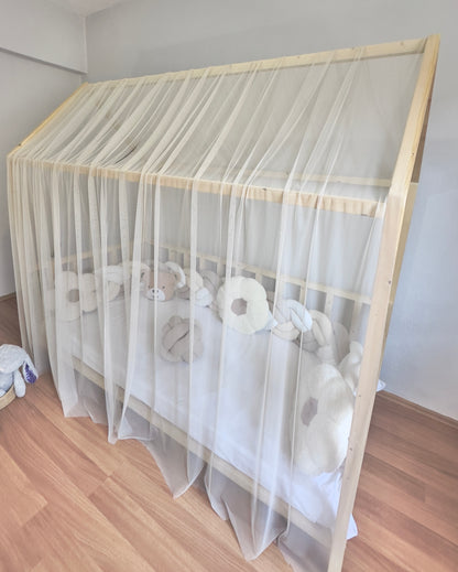 Classic Hausbetthimmel beige