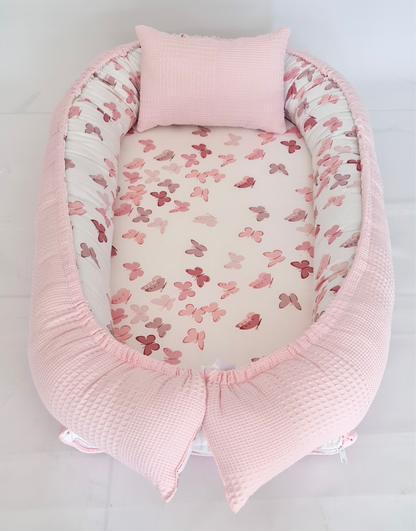 Babynestchen Rosa Schmetterlinge